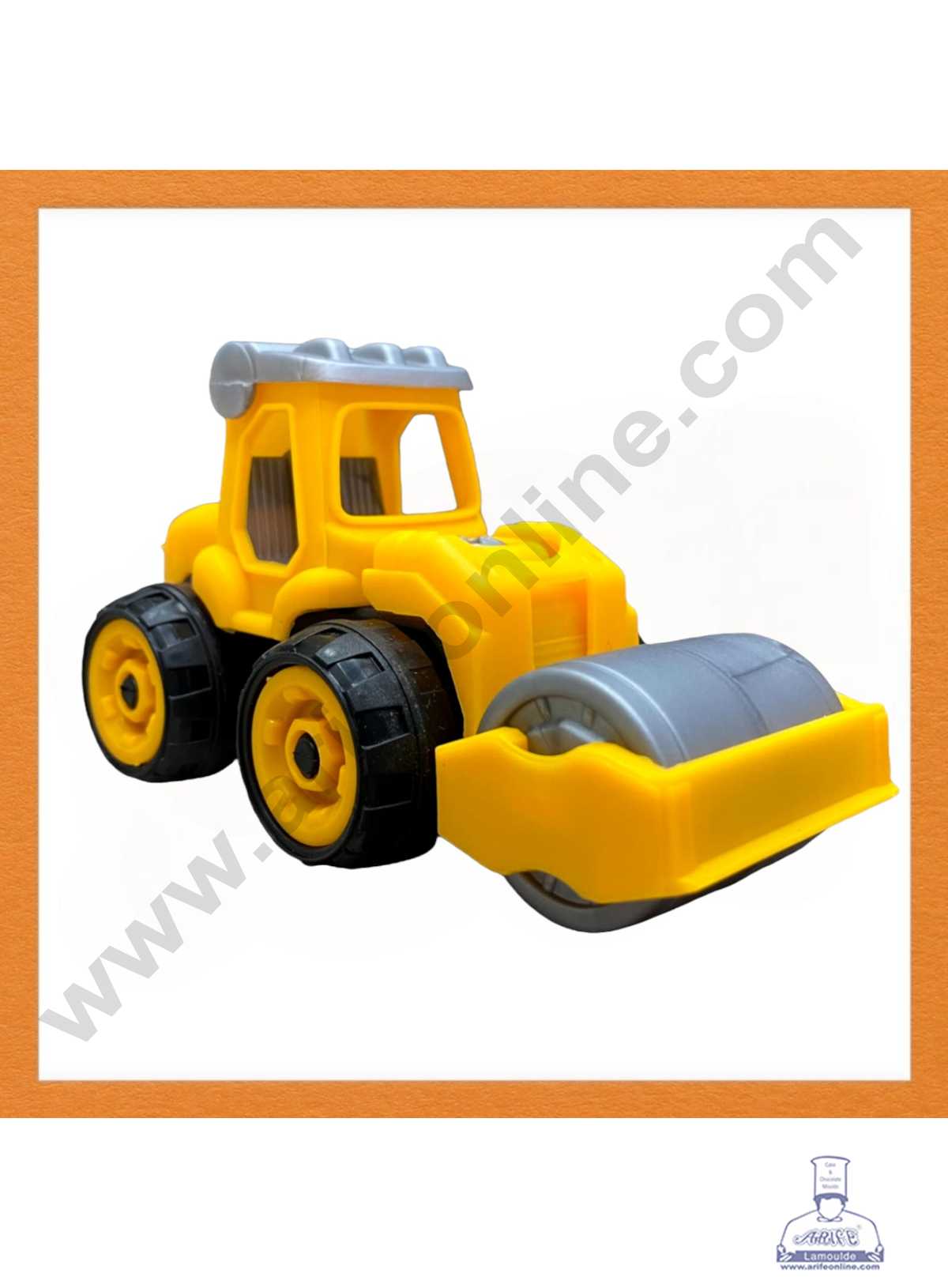 CAKE DECOR™ 1 Pieces Roller Construction Vehicle Toys Cake Toppers (SB-T-999-1-Roller)