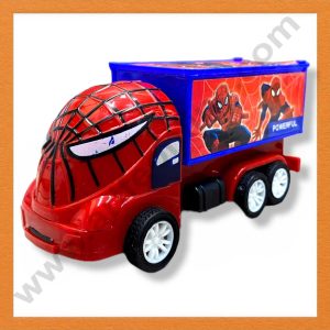 CAKE DECOR™ 1 Pieces Spiderman Truck Toys Cake Toppers (SB-T-CJ1248-Spiderman)