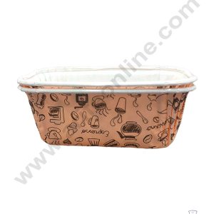 CAKE DECORβ’ 10 Pcs Small Brown Paper Bake and Serve Plum Cake Mold