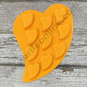 CAKE DECOR™ 10 cavity Heart Shape Silicon Chocolate Mould Silicon Mould (SBSM-902)