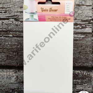 CAKE DECOR™ 1pc Plastic Tall Cake Scrapper Medium – 20 cm ( ZN-2777 )