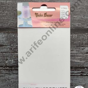 CAKE DECOR™ 1pc Plastic Tall Cake Scrapper Small - 15 cm ( ZN-2775 )