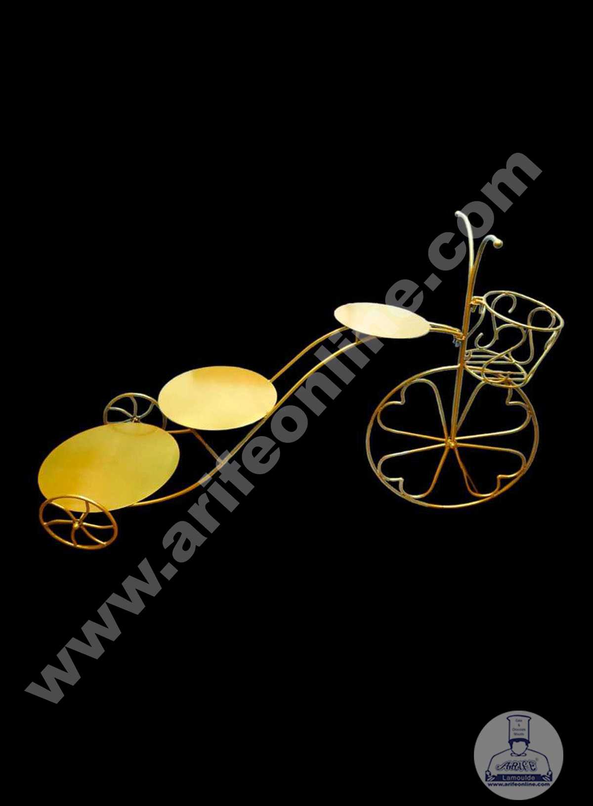 CAKE DECOR™ 3 Tier Cycle Stand Metal Cake Stand (SBCS-177)