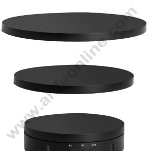 CAKE DECOR™ 3 in 1 360 Degree Electric Turntable with Remote Control Rotating Cake Turntable