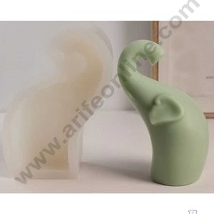CAKE DECOR™ 3D Silicon 1 Cavity Elephant Shape Silicon Candle Moulds SBSP-DYF7025