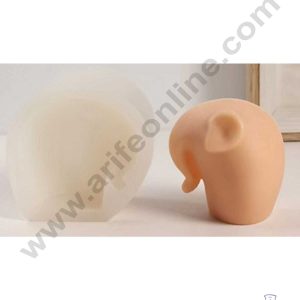 CAKE DECOR™ 3D Silicon 1 Cavity Elephant Shape Silicon Candle Moulds SBSP-DYF7026