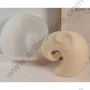 CAKE DECOR™ 3D Silicon 1 Cavity Elephant Shape Silicon Candle Moulds SBSP-DYF7027