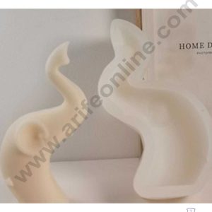 CAKE DECOR™ 3D Silicon 1 Cavity Elephant Shape Silicon Candle Moulds SBSP-DYF7028