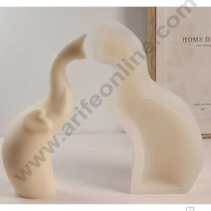 CAKE DECOR™ 3D Silicon 1 Cavity Elephant Shape Silicon Candle Moulds SBSP-DYF7029