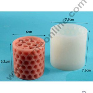 CAKE DECOR™ 3D Silicon 1 Cavity Round Bubble Shape Silicon Candle Moulds SBSP-DYF6830