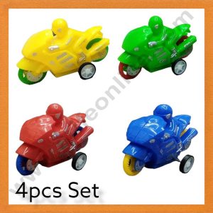 CAKE DECOR™ 4 Pieces Bikes Toys Cake Toppers (SB-T-CJ4755)