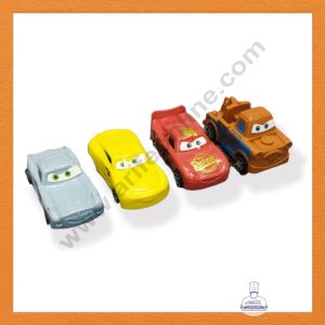 CAKE DECOR™ 4 Pieces Cars Toys for Cake Toppers SBTO-037