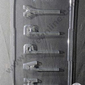 CAKE DECOR™ 5 Cavity Happy Alphabet Shape Mould PVC Chocolate mould (10 pcs pack) EM-120