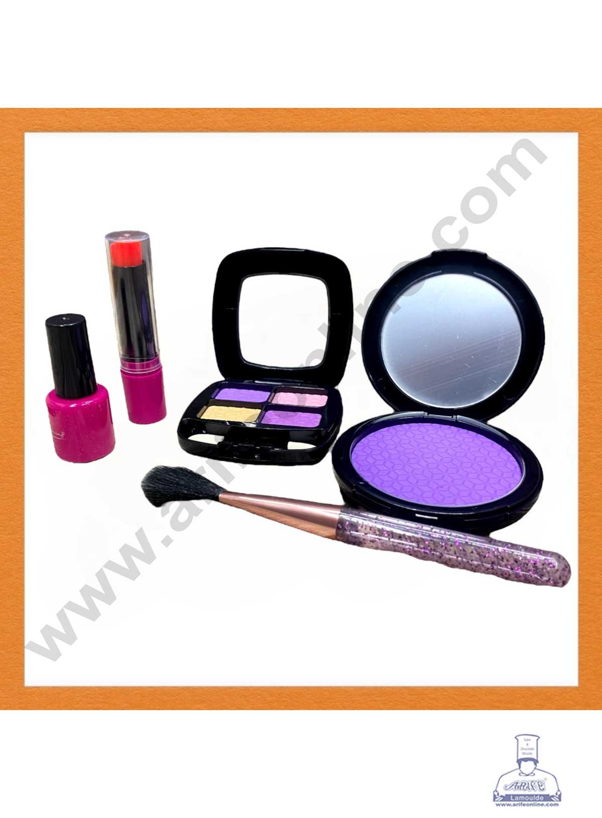 CAKE DECOR™ 5 Pieces Make Up Set Toys Cake Toppers (SB-T-CJ008)