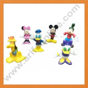 CAKE DECOR™ 6 Pieces New Mickey Mouse & Family Toys Cake Toppers (SB-T-8122)