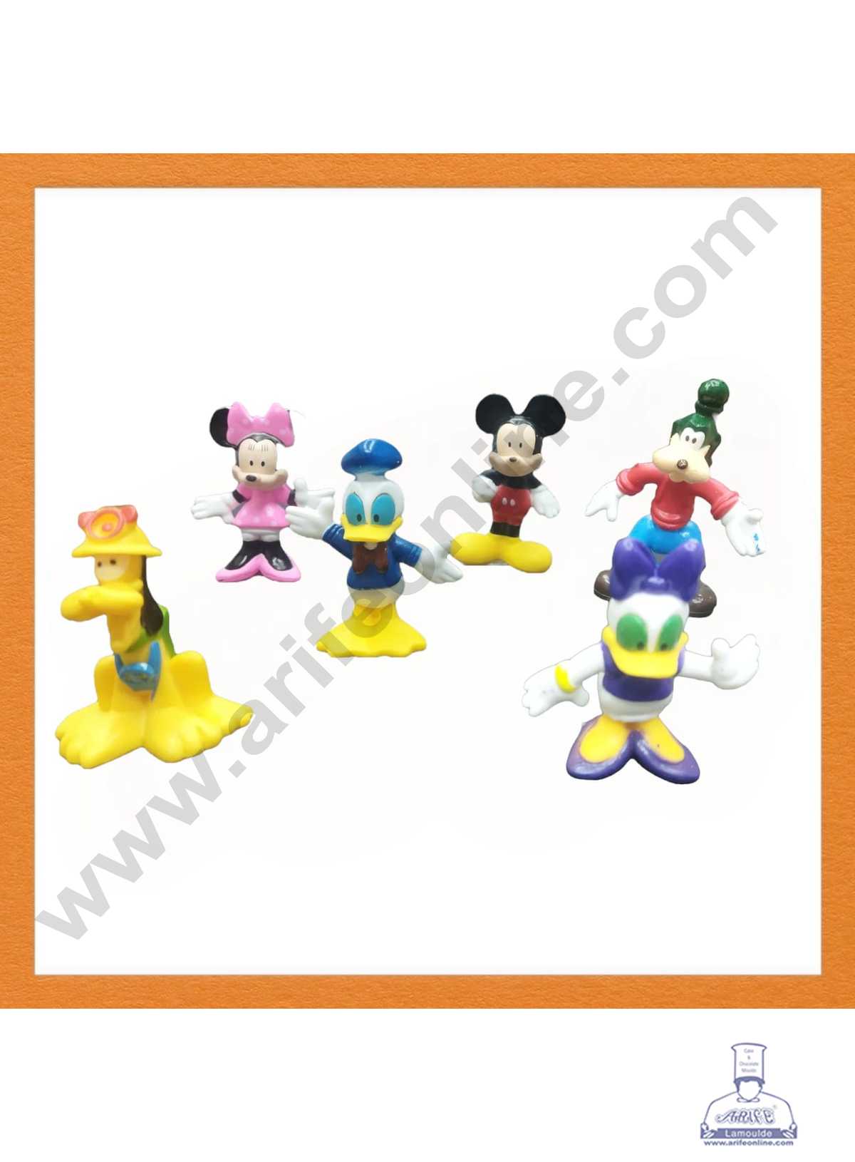CAKE DECOR™ 6 Pieces New Mickey Mouse & Family Toys Cake Toppers (SB-T-8122)