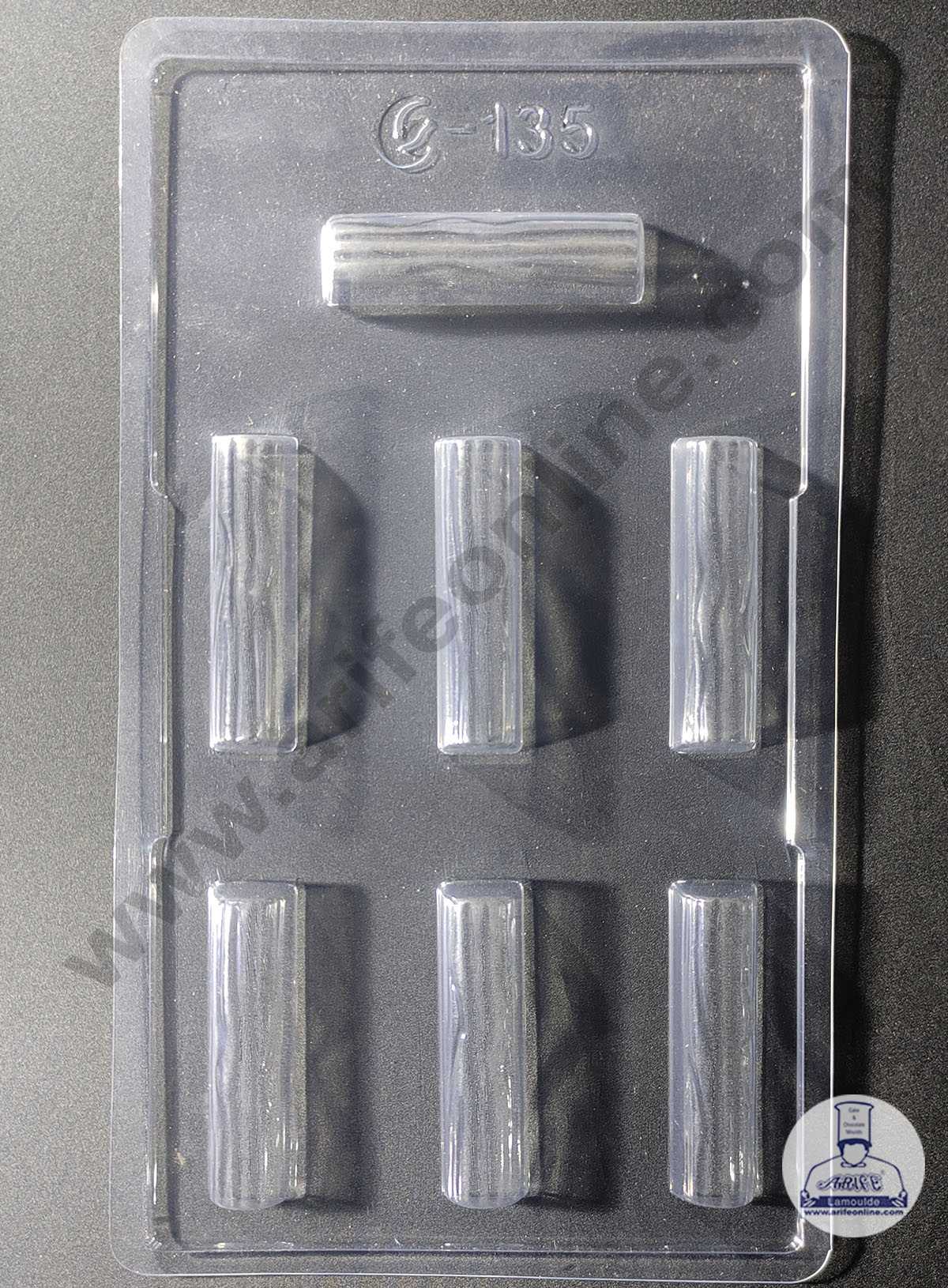 CAKE DECOR™ 7 Cavity Small Bomb Shape Mould PVC Chocolate mould (10 pcs pack) EM-135