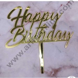CAKE DECOR™ Acrylic Finishing Cake Topper - Happy Birthday (SBMT-507)
