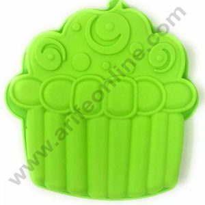 CAKE DECOR™ Big Cupcake Shape Silicon Cake Mould Silicon Mould (SBSM-898)