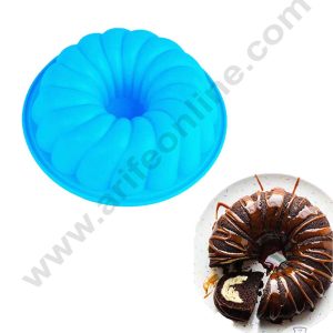 CAKE DECOR™ Big Frill Bundt Shape Silicone Cake Mould Silicone Mould ( SBSM-842 )