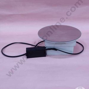CAKE DECOR™ Cake Insert Rotating Cake Stand with Wire Controller Cake Stand