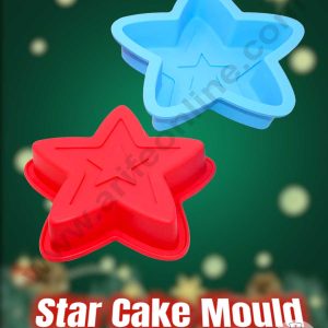 CAKE DECOR™ Christmas Star Shape Silicone Cake Mould Silicone Mould ( SBSM-839 )