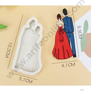 CAKE DECOR™ Couples Shape Silicone Fondant Mold Silicon Marzipan Mould SBSP-DYF6481