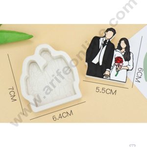 CAKE DECOR™ Couples Shape Silicone Fondant Mold Silicon Marzipan Mould SBSP-DYF6484