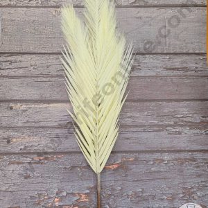 CAKE DECOR™ Cream Color Artificial Pampas Grass With Reeds For Cake Decoration Bouquet Wedding Party Centerpieces Decorative – Cream (1 Stick)