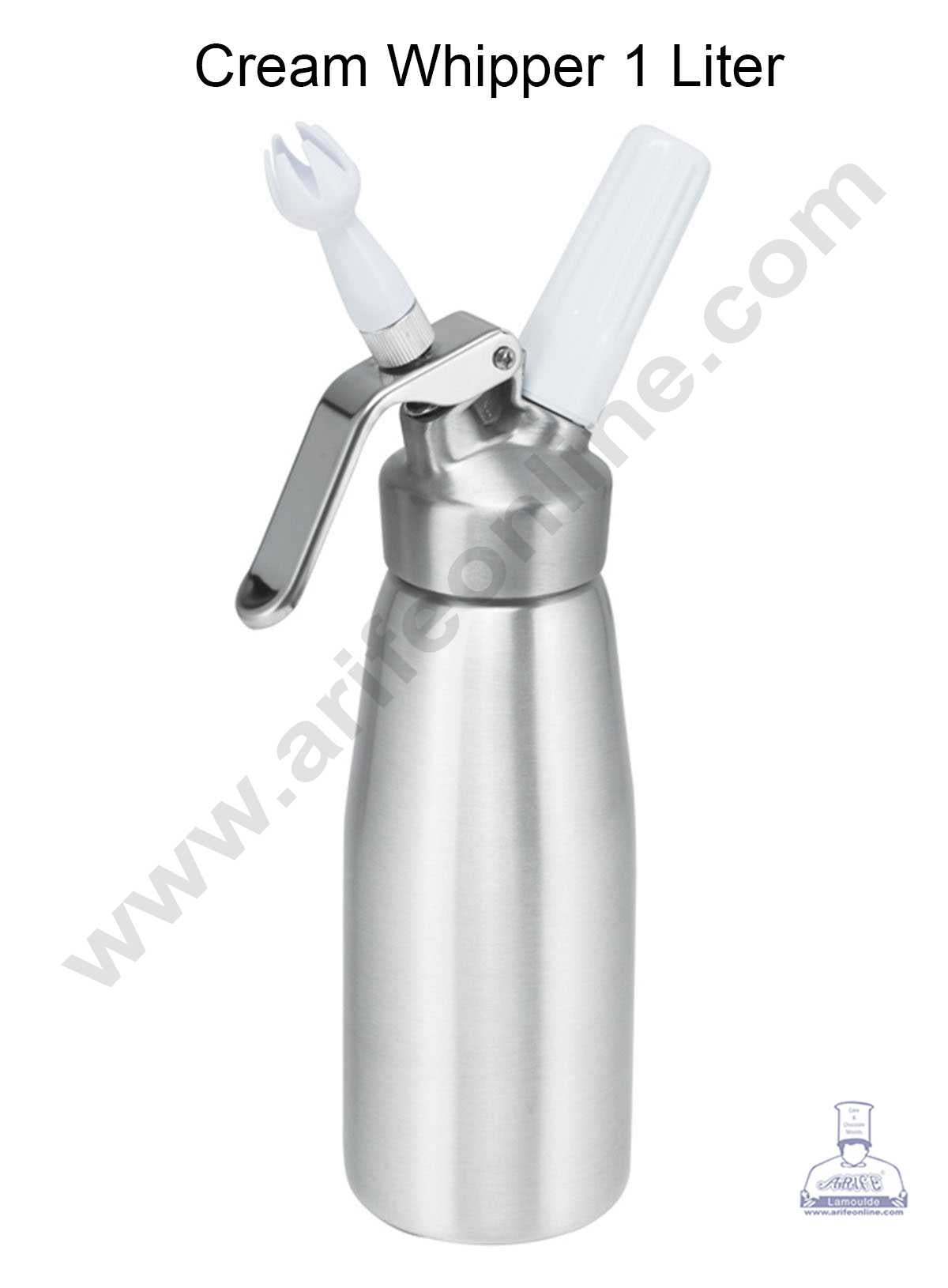 CAKE DECOR™ Cream Whipper Big 1 Liter (1000 ML) - Plastic Head