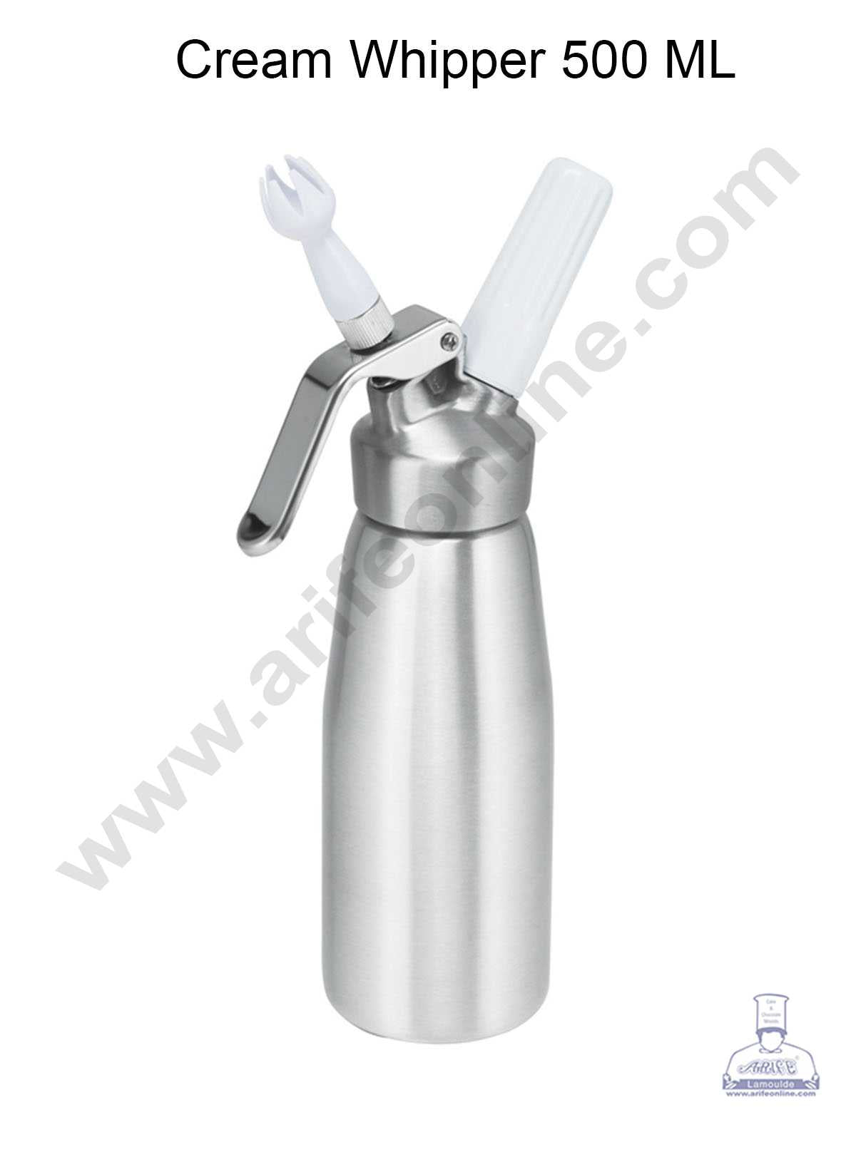 CAKE DECOR™ Cream Whipper Small Half Liter ( 500 ML) - Plastic Head