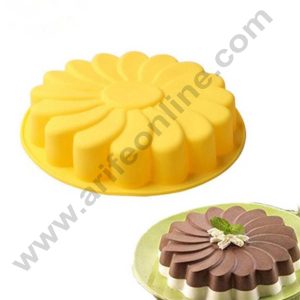 CAKE DECOR™ Flower Shape Silicon Cake Mould Silicon Mould (SBSM-865)