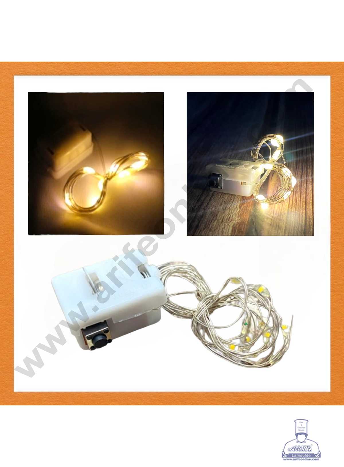 CAKE DECOR™ LED Light String - Yellow (SB-T-CJ017-1)