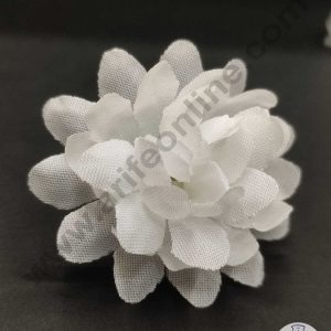 CAKE DECORβ’ Mini Dahlia Artificial Flower For Cake Decoration β White ( 10 pc pack )