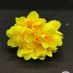 CAKE DECORβ’ Mini Dahlia Artificial Flower For Cake Decoration β Yellow ( 10 pc pack )