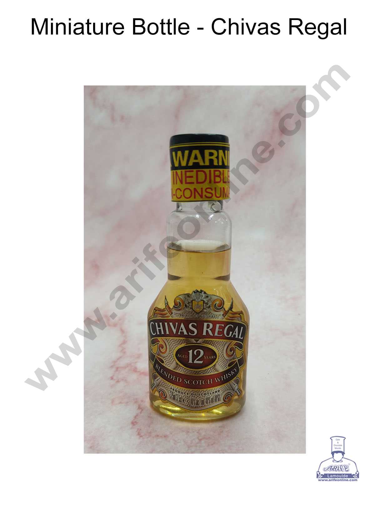 CAKE DECORβ’ Miniature Bottles for Cake Decoration - Chivas Regal