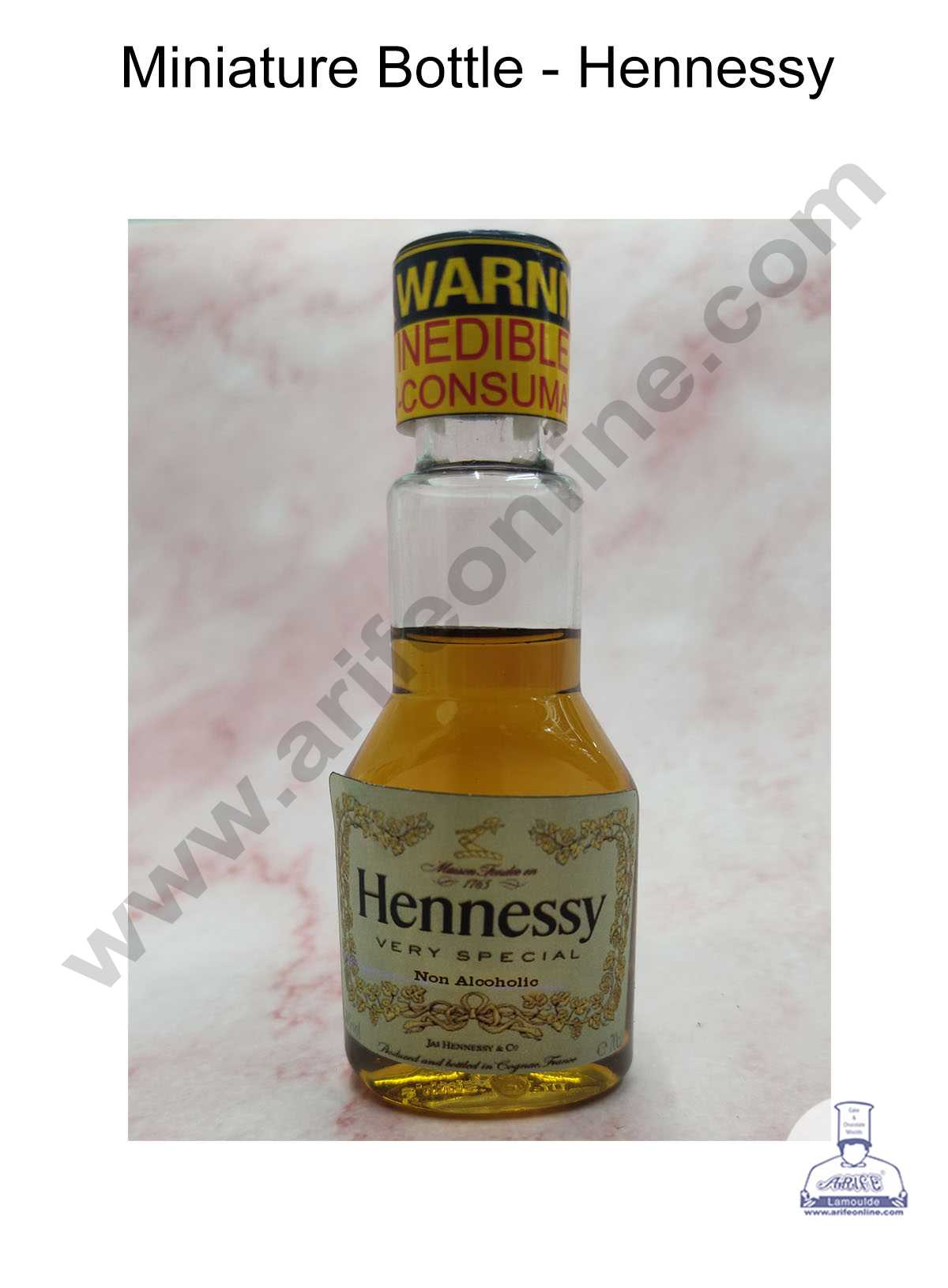 CAKE DECOR™ Miniature Bottles for Cake Decoration - Hennessy