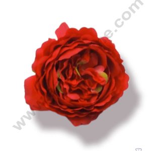 CAKE DECORβ’ New Large Peony Artificial Flower For Cake Decoration β Red ( 10 pc pack )