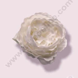 CAKE DECORβ’ New Large Peony Artificial Flower For Cake Decoration β White ( 10 pc pack )