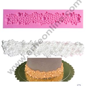 CAKE DECOR™ Silicon 1 Cavity Pearls Beads Shape Silicone Fondant Mould Marzipan Mould SBSP-F1652F