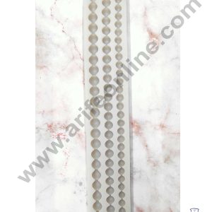 CAKE DECOR™ Silicon 3 Cavity 3D Long Bead Pearl Silicone Fondant Mold Cake Edge Decoration Marzipan Mould SBSP‐F1651F‐L