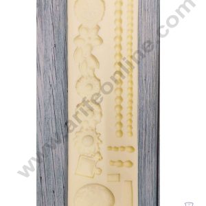 CAKE DECOR™ Silicon 7 Cavity Necklace Beads Mold Silicone Fondant Mold Silicon Marzipan Mould SBSP‐DYF6027