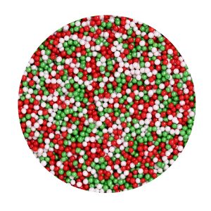 CAKE DECORβ’ Sugar Sprinkles and Candy - Christmas 2mm Mix Candy Balls 004 - 70 gm