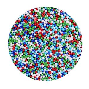 CAKE DECORβ’ Sugar Sprinkles and Candy - Christmas 2mm Mix Candy Balls 005 - 70 gm