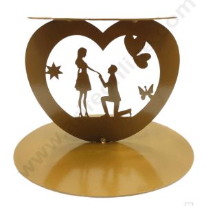 CAKE DECOR™ Tier Cake Spacer - Proposing Couples Shape Tier Spacer SBCS-155