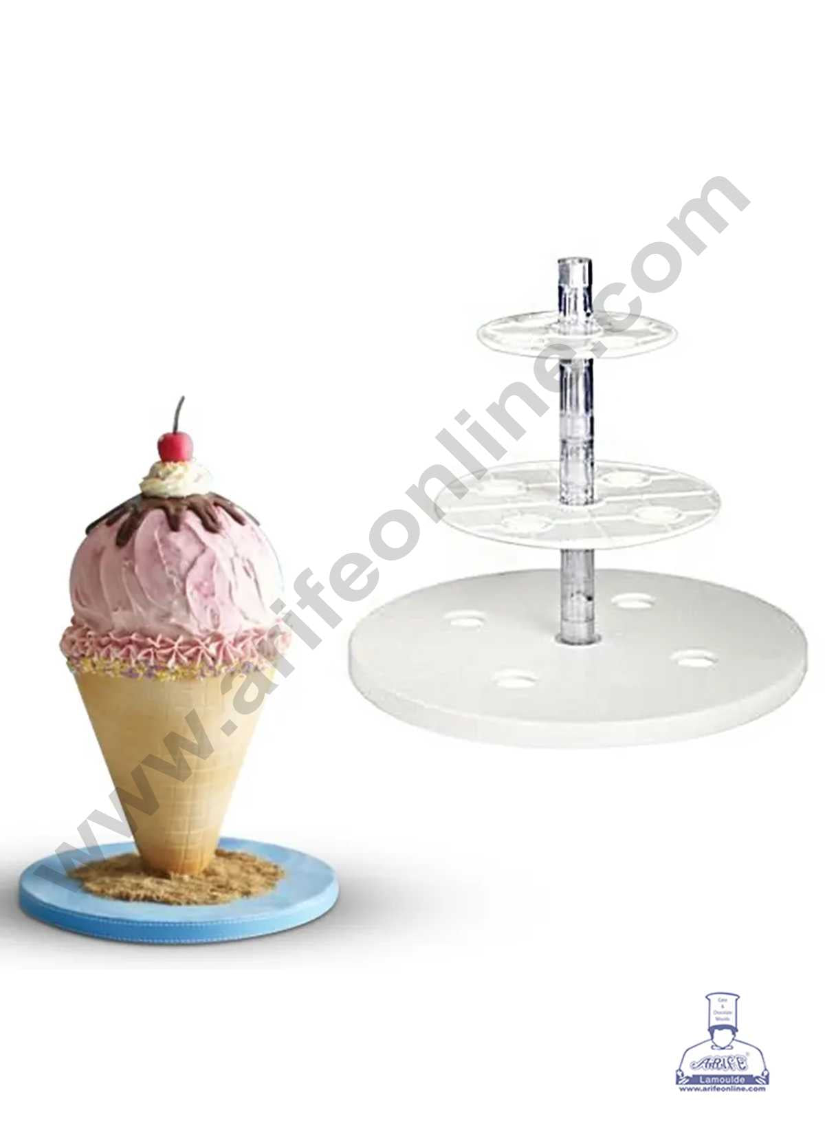 CAKE DECORβ’ Tiers and Spheres Cake Frame Kit Anti-Gravity Cake Kit Multi Tiered Cake Stand Wedding Decoration Baking Tool Cake Tools (SBS-672)