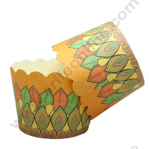 CAKE DECOR™ Traditional Design Big Deep Muffin Cupcake Liners ( 50Pcs Pack ) – Design 1