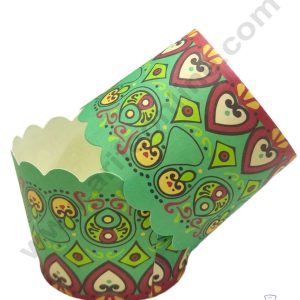 CAKE DECOR™ Traditional Design Big Deep Muffin Cupcake Liners ( 50Pcs Pack ) – Design 4
