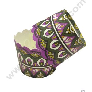 CAKE DECOR™ Traditional Design Small Deep Muffin Cupcake Liners ( 50Pcs Pack ) - Design 5