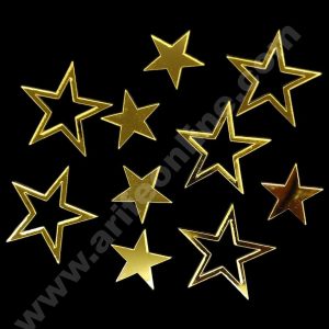 CAKE DECORβ’ 10 pcs Acrylic Star Cutout Topper - Star ( SBMT-CO-02 )